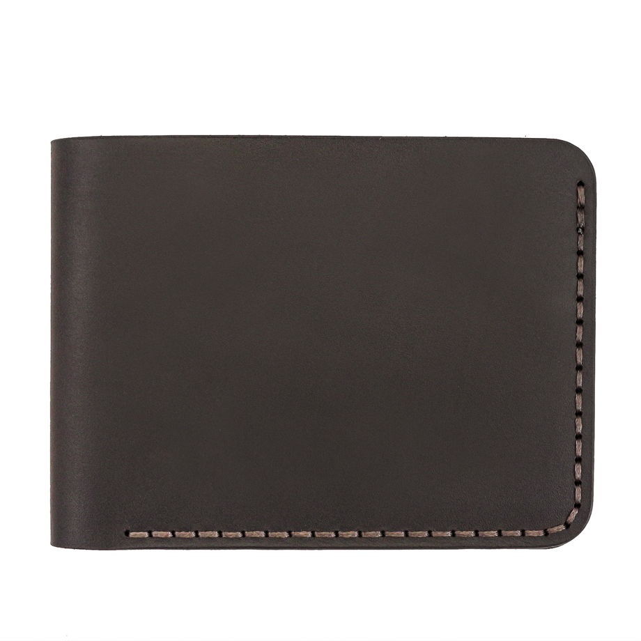 Бумажник кожаный мужской ручной работы коричневый HELFORD Рединг