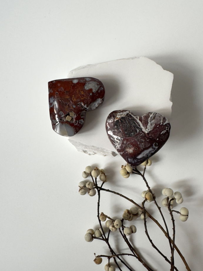 Мексиканский кружевной агат натуральный камень