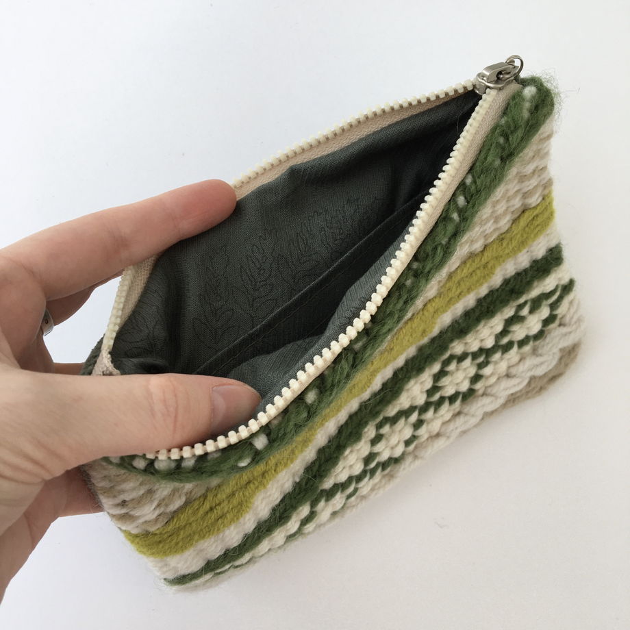 Косметичка тканая ручной работы