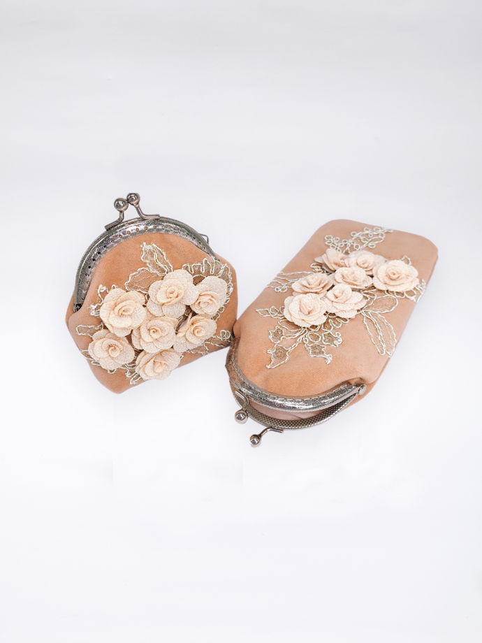 Женский кошелек велюр