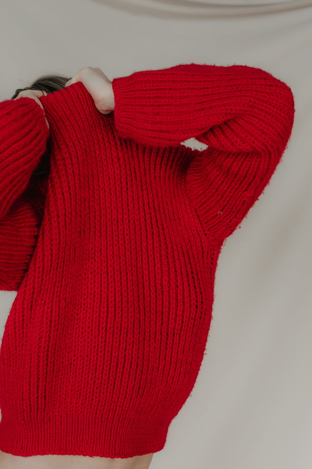 Красный свитер Eskimo Stories