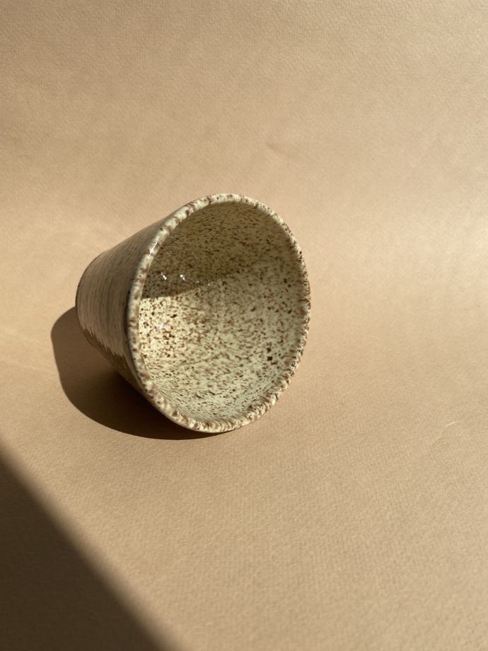 Стакан керамический песочный