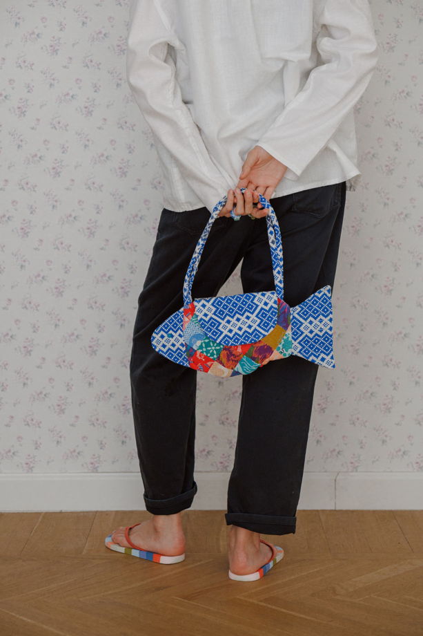 Сумка-Рыба Пэчворк 2/Patchwork Fish Bag 2