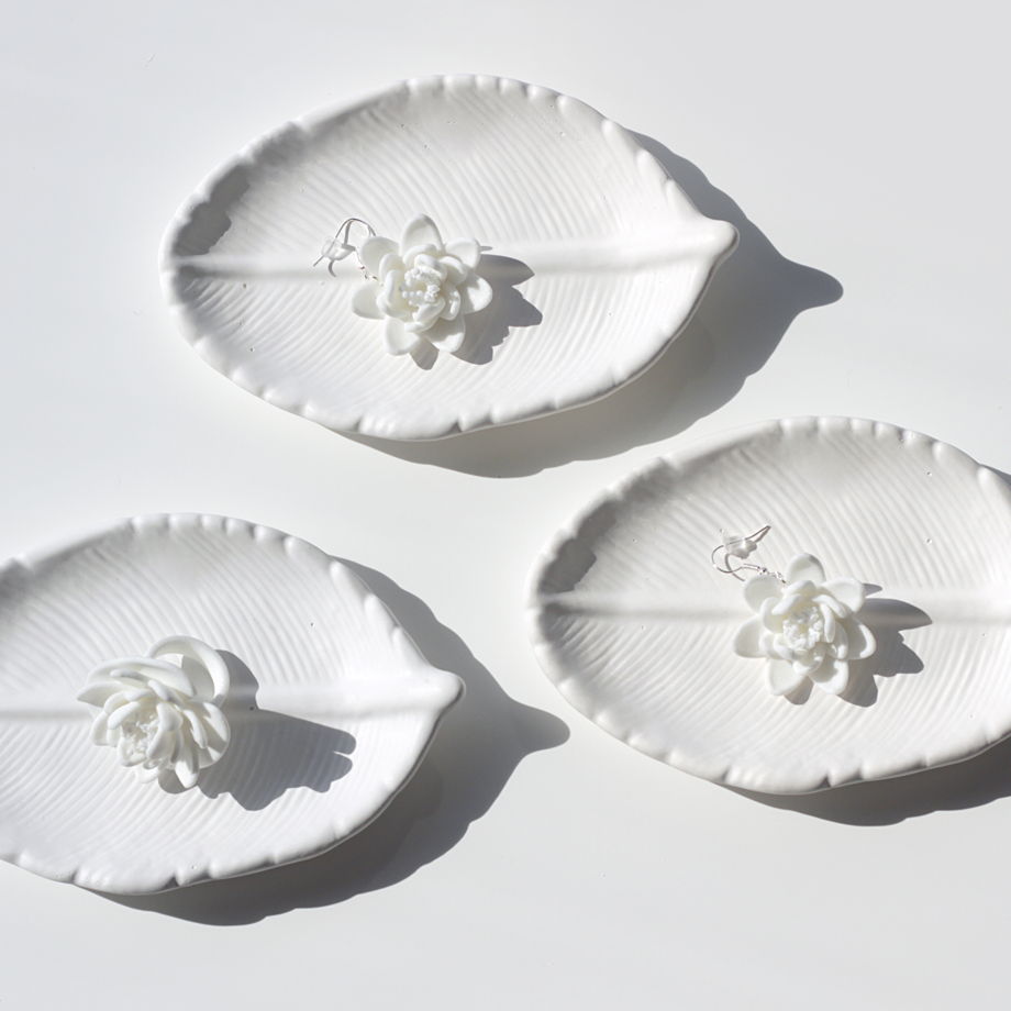 3D-печатные серьги «Лотос»