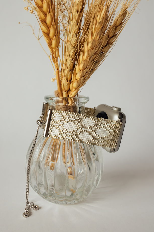 Ремешок для смарт часов Серебристый ремешок для эпл вотч ремешок для часов apple watch 38-40 мм