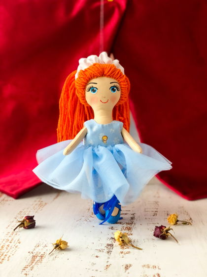 Текстильная игровая кукла "Балерина"