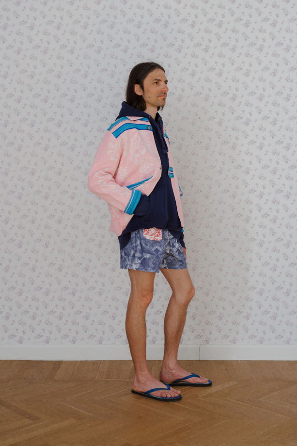 Пиджак Розовый в Полоску/Striped and Pink Jacket