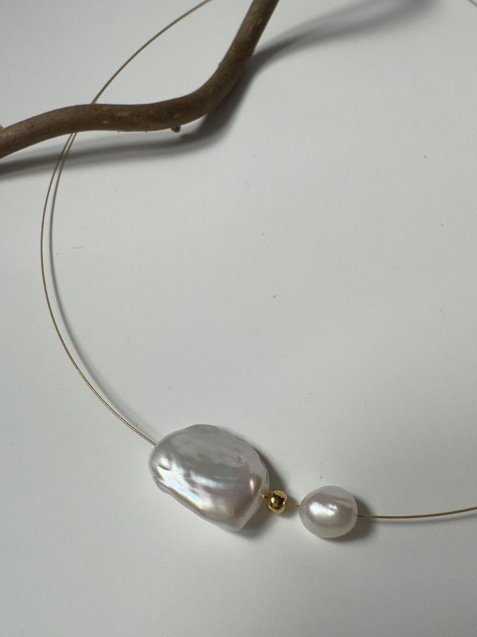 чокер [ lovers ] с натуральным жемчугом