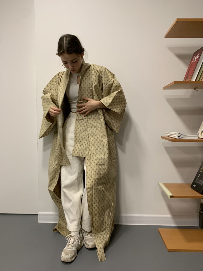 Винтажное кимоно (длинное)