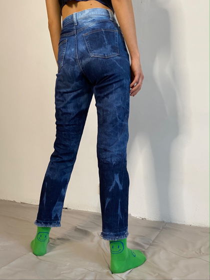 Кастомизированные джинсы KATEPETROV
