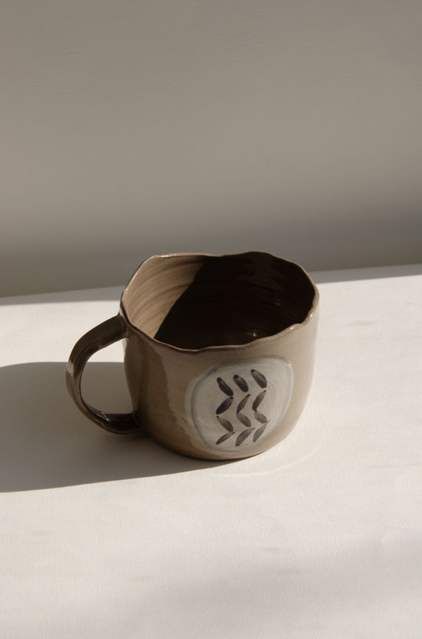 Чашка со скошенным краем «Иранский козлик»