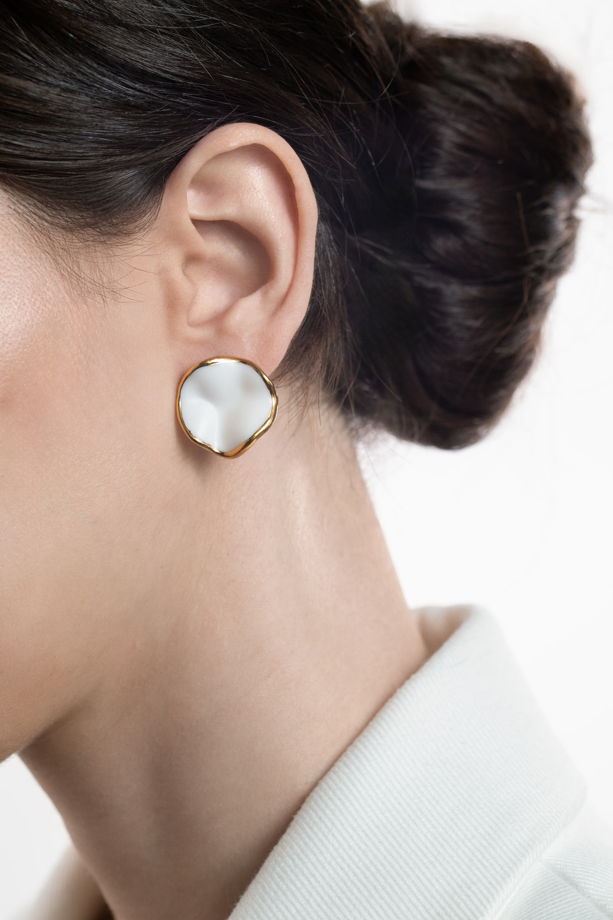 Серьги пусеты «Флёр»