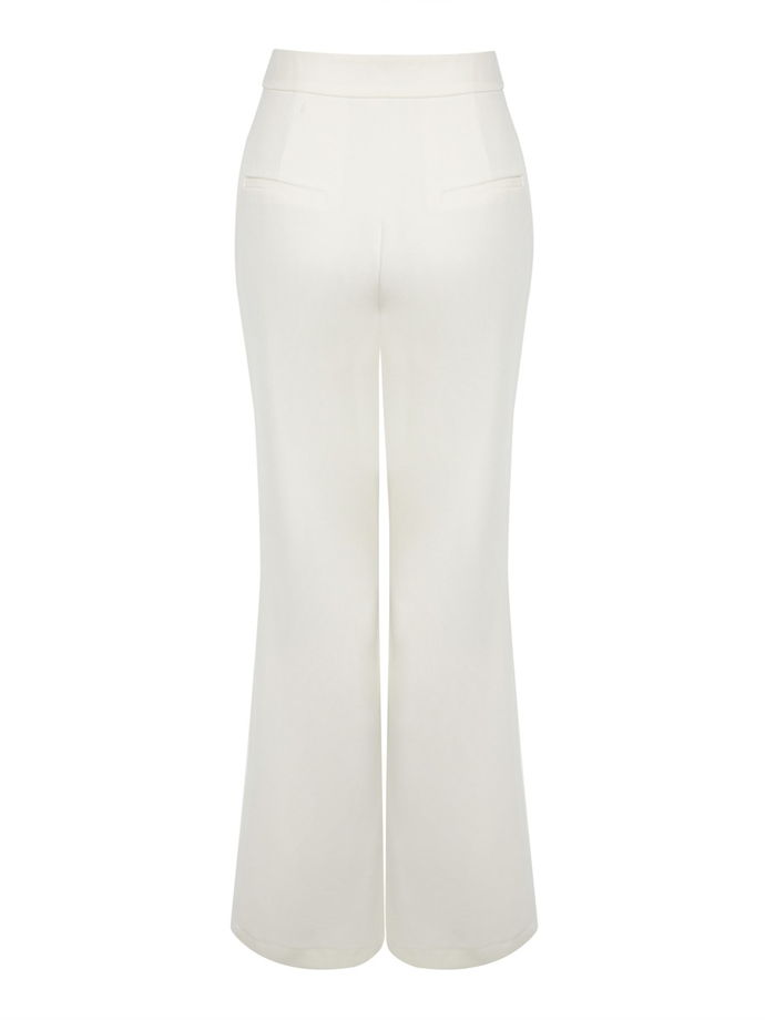 Брюки клеш, белый