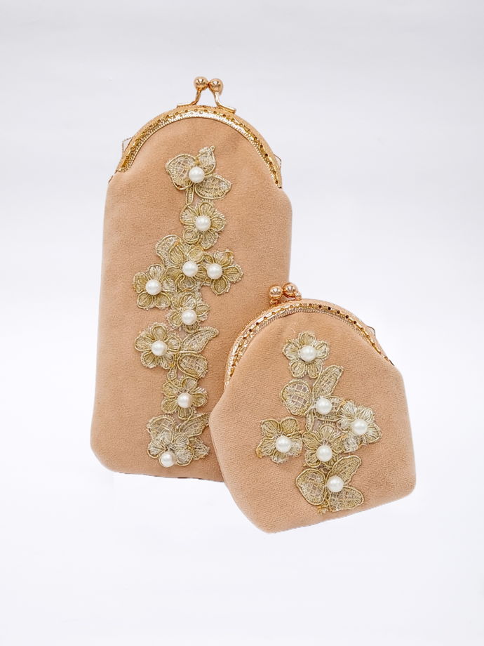 Женский кошелек велюр