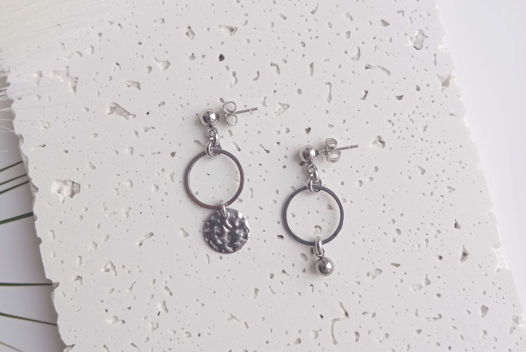 Серьги Кэрол из ювелирной стали