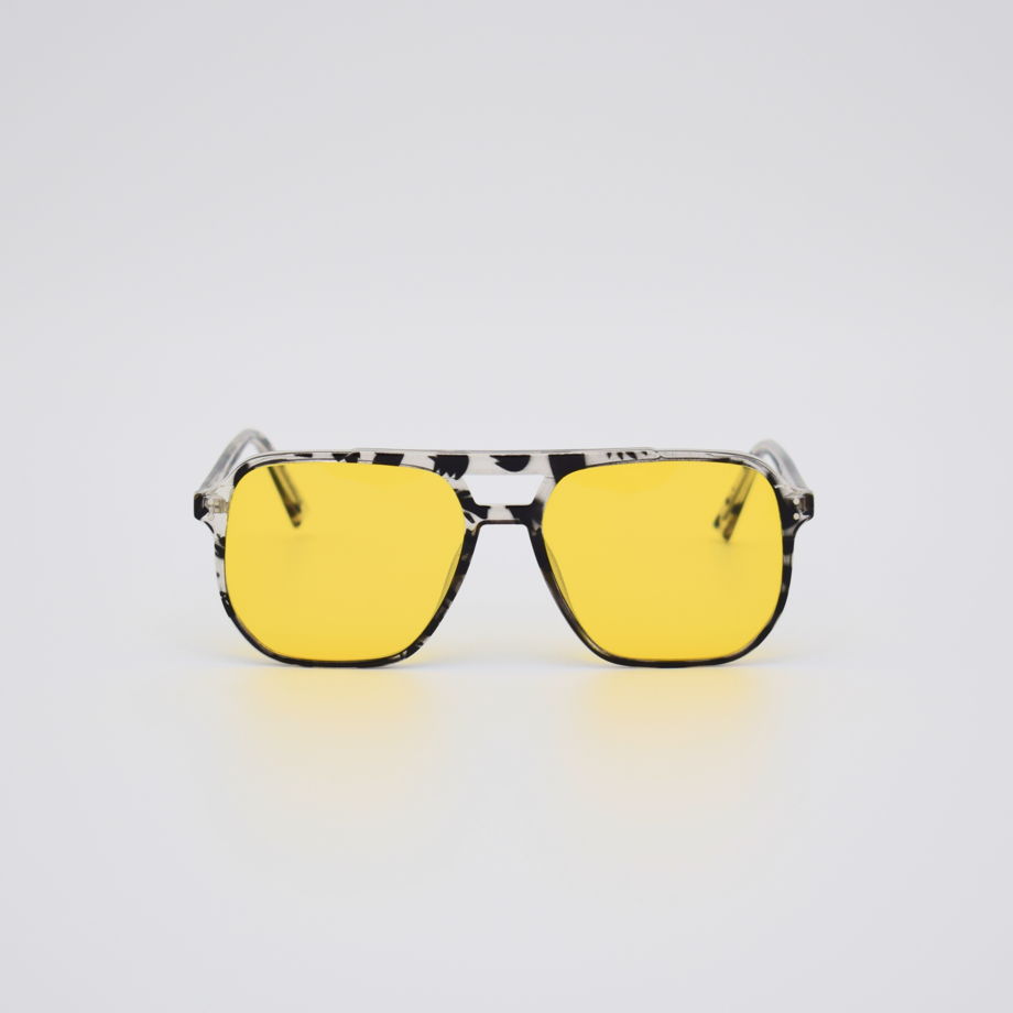 Солнцезащитные очки YURA | Анти-фары - Желтые | Двухстороннее антибликовое покрытие | Поляризация