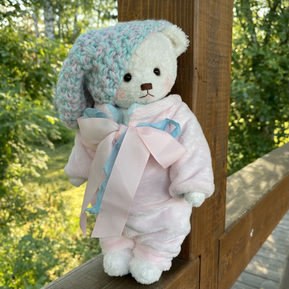 Коллекционный мишка тедди ручной работы. Подарок ребенку