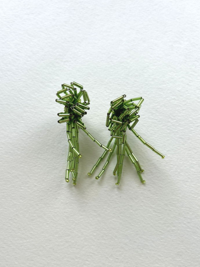 Серьги из стекляруса «Кульбин»