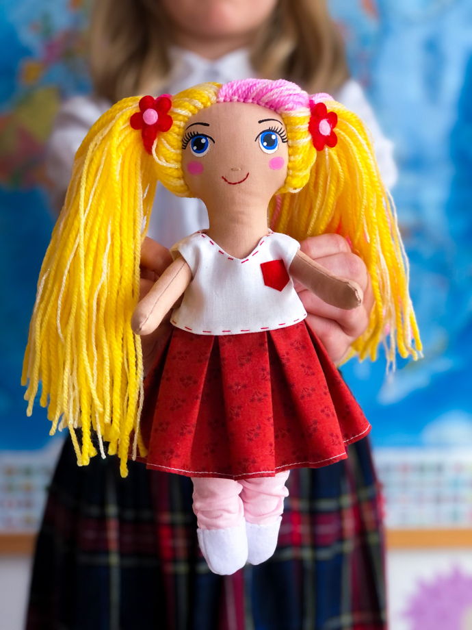Игровая кукла для девочки "Чирлидерша"