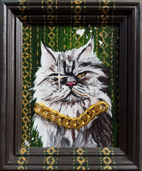 Картина.  Банда Котов. Босс