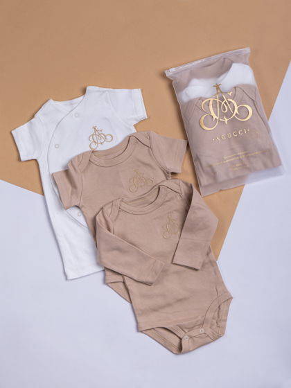 Комплект песочник и боди нательный с коротким и длинным рукавом для новорожденных