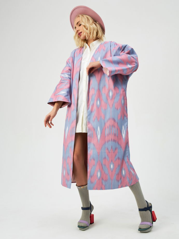 Чапан/кафтан/кимоно Lily Pink ручной работы в стиле этно-шик.