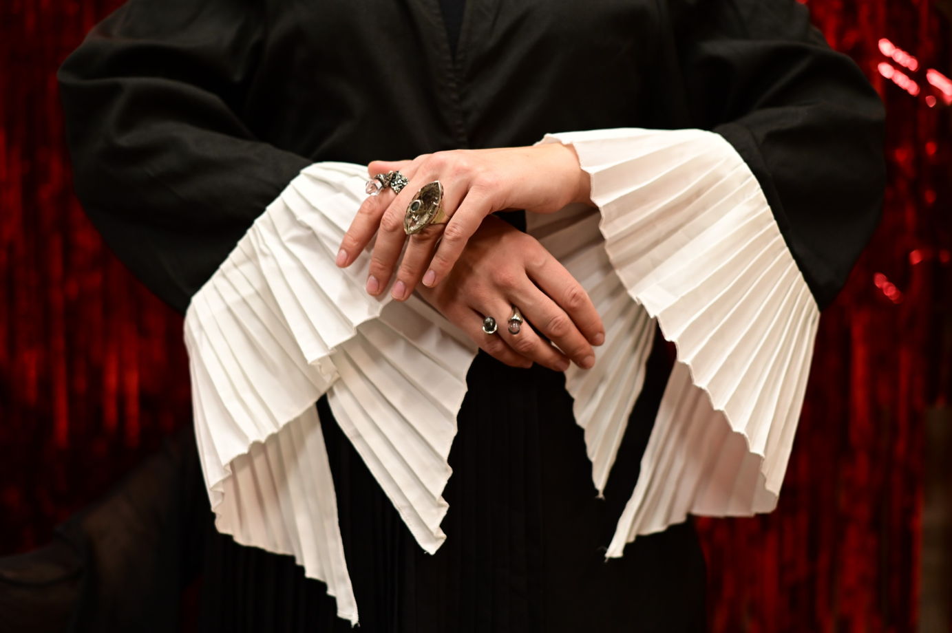 Кольцо "Слезки Герды" в мельхиоре