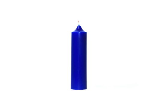 Декоративная свеча SIGIL гладкая 150*38 цвет Синий