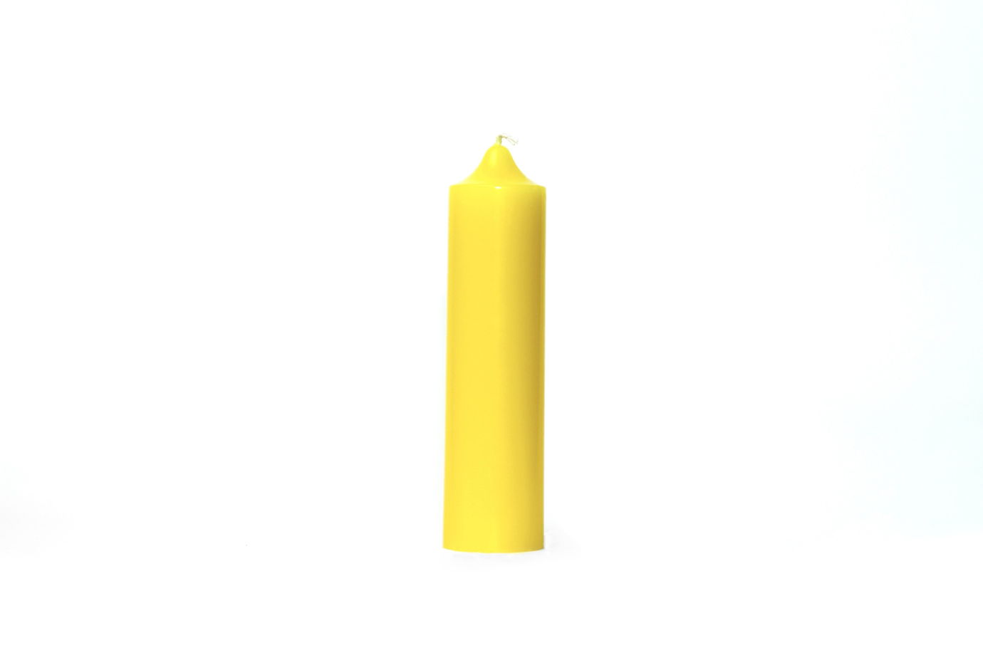 Декоративная свеча SIGIL гладкая 150*38 цвет Шафран