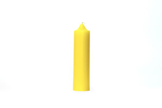Декоративная свеча SIGIL гладкая 150*38 цвет Шафран