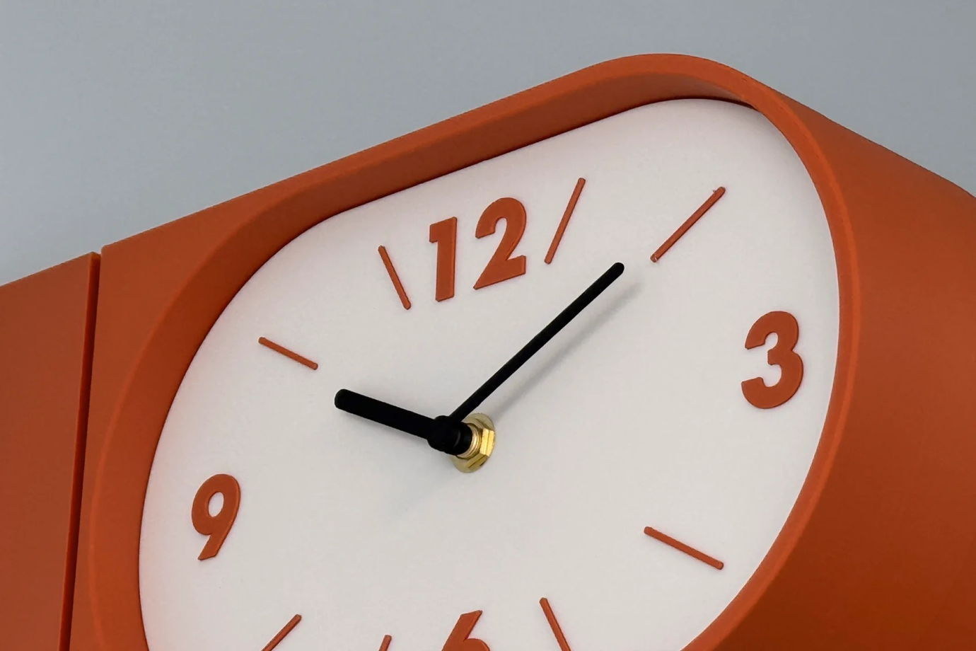 Настенные двусторонние часы, терракотовые