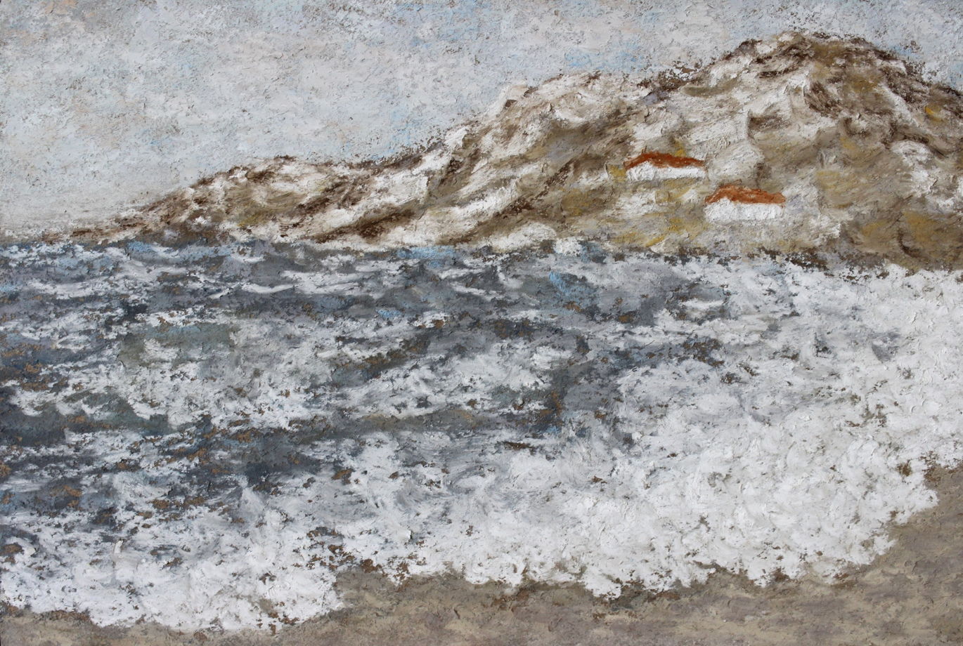 Картина «Море поёт» (пастель)