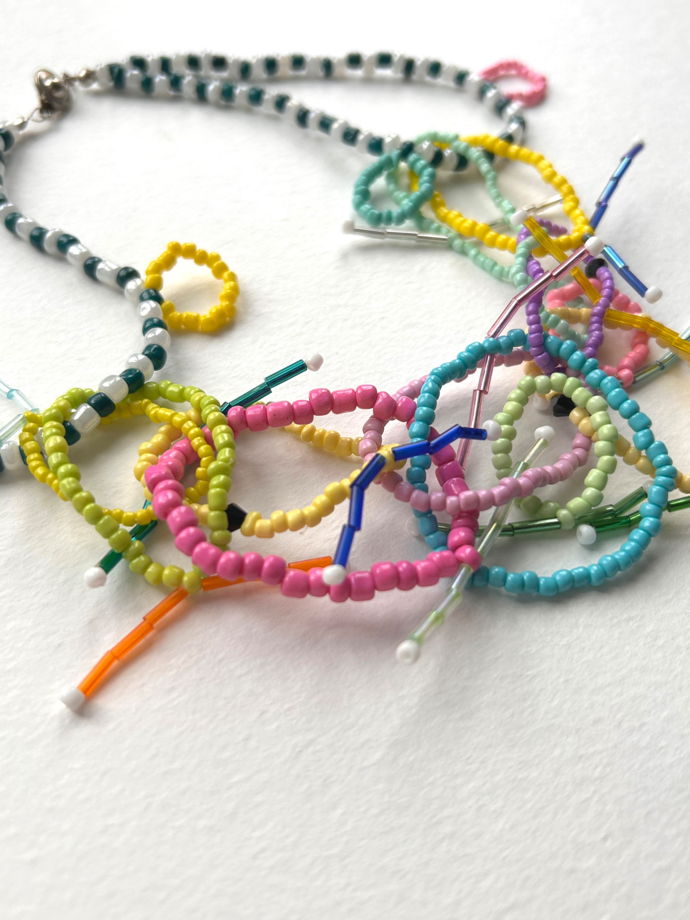 Колье из бисера «Инфанте»