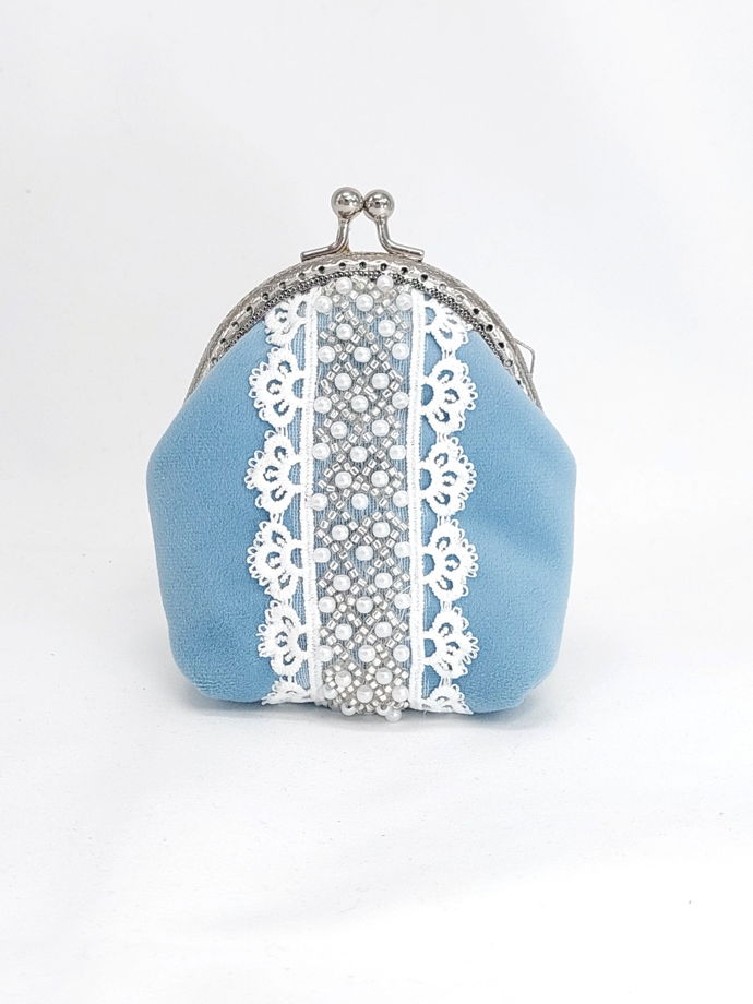 Женский кошелек велюр