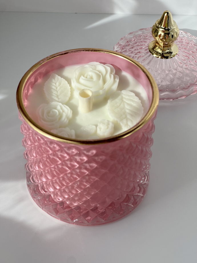 Ароматическая свеча «Богемская роза»