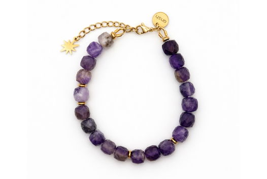 Браслет из натурального аметиста ‘third eye amulet’