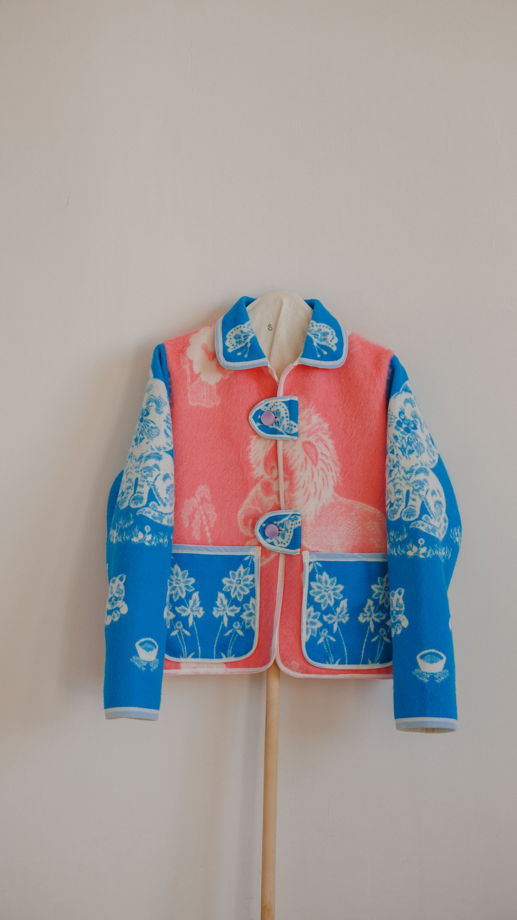 Куртка с Розовым Львом/Pink Lion Jacket