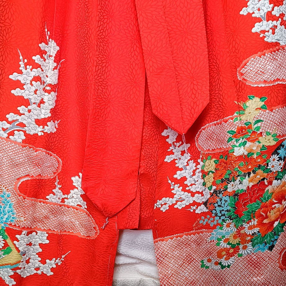 Винтажное кимоно и дзюбан для девочки