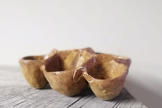 Менажница керамическая Мёд