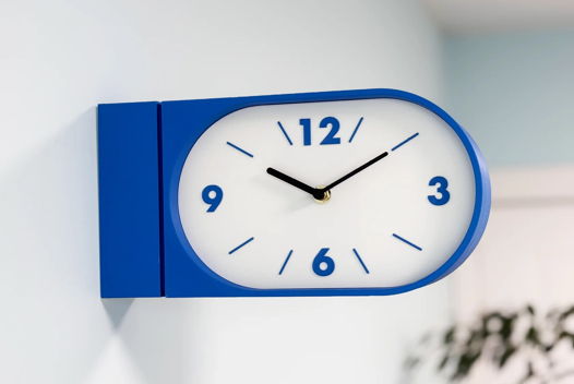 Настенные двусторонние часы, морская волна