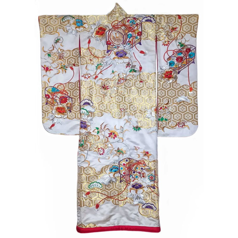 Винтажное церемониальное кимоно