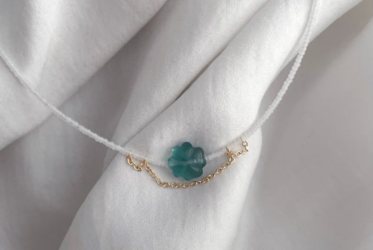 Подвеска Флюоритовой цветок