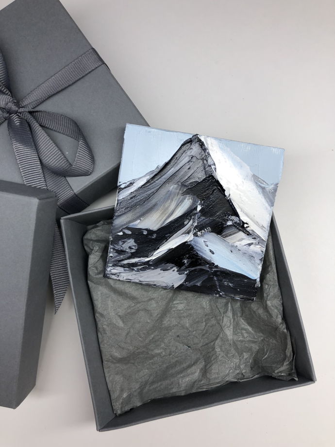 Мини-картина маслом в подарочной упаковке