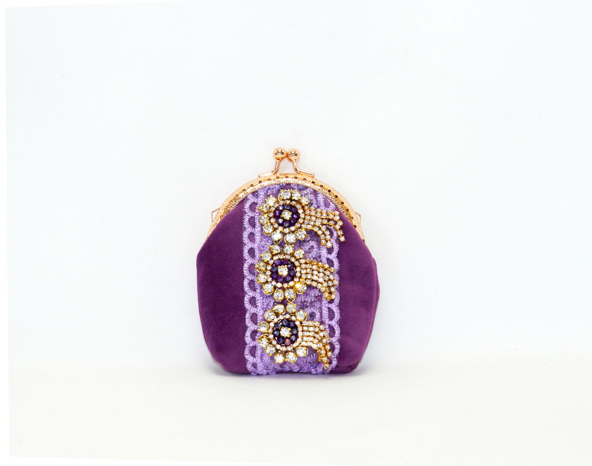 Женский кошелек велюр