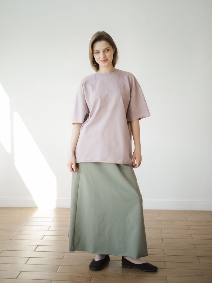 Юбка на резинке лавр