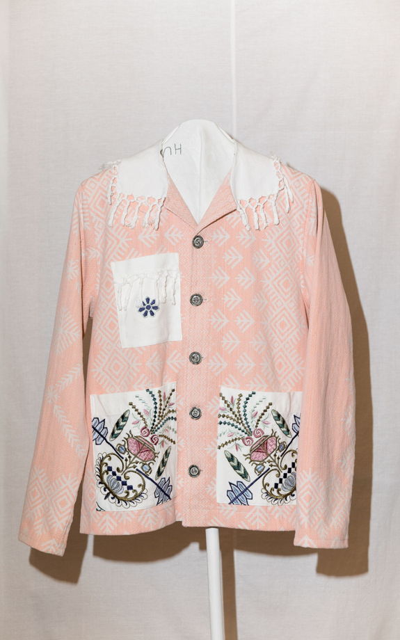 Розовая Куртка с Бахромой/Pink Fringed Jacket