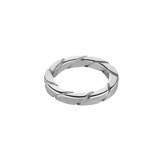 Серебряное кольцо Square Spiral