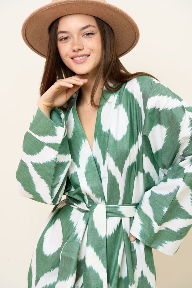 Женское кимоно/халат с принтом  из Адраса