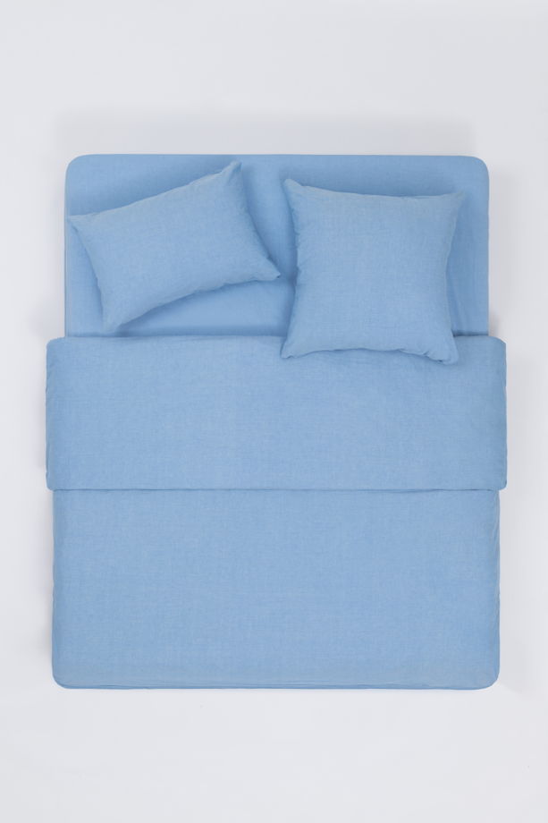 Комплект постельного белья из вареного хлопка Sininen