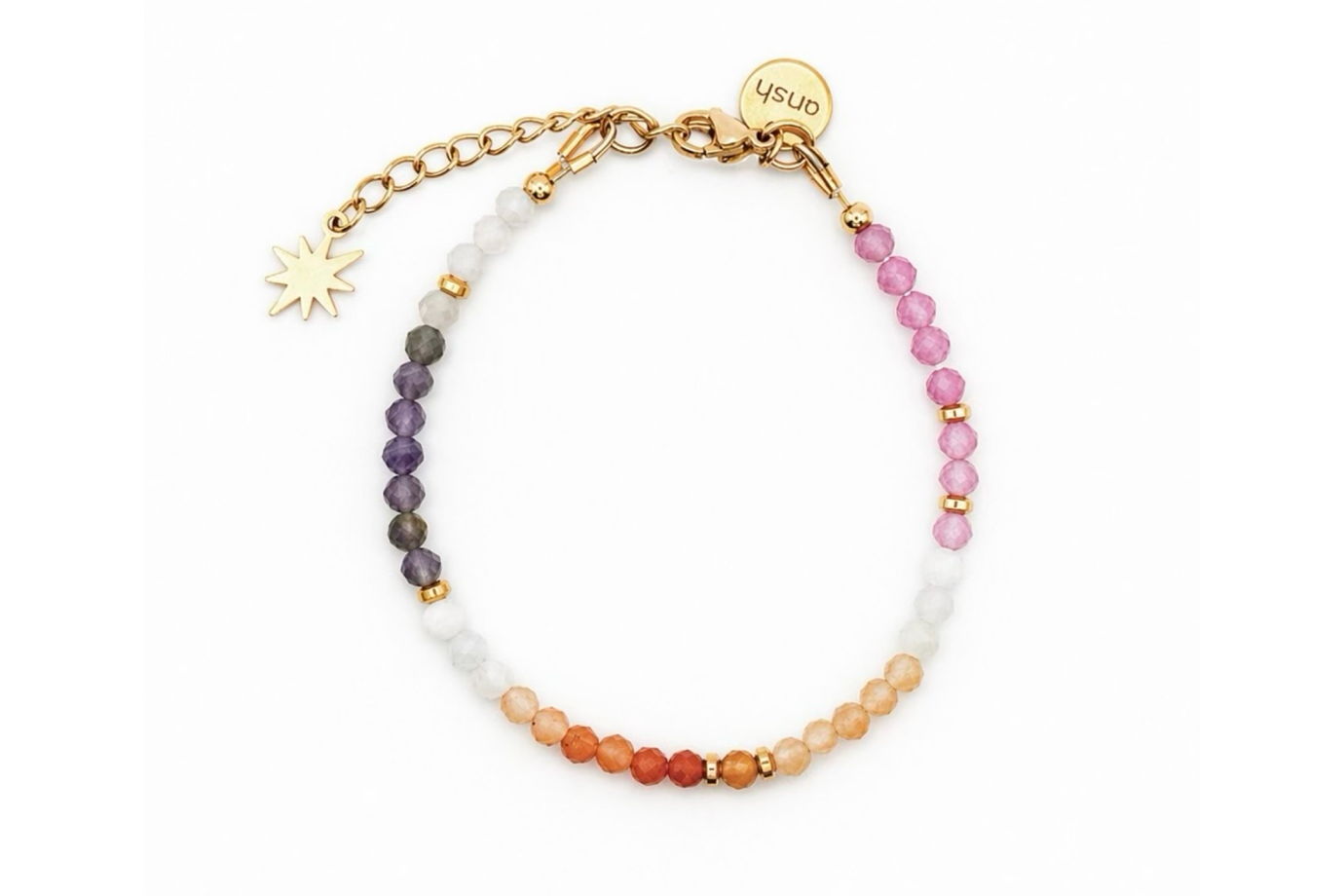 Колье из микса натуральных камней ‘perfect mix amulet’